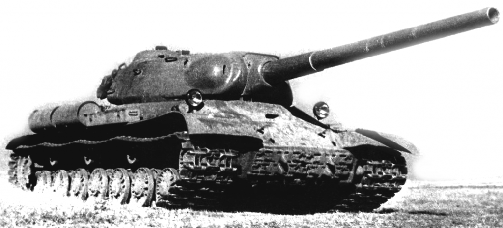 Prototipo del Obj 701 #3 con el cañón S-34-I de 100 mm