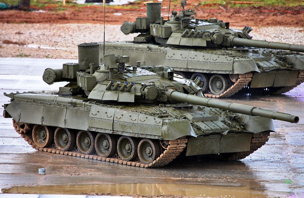 T-80U en demostraciones