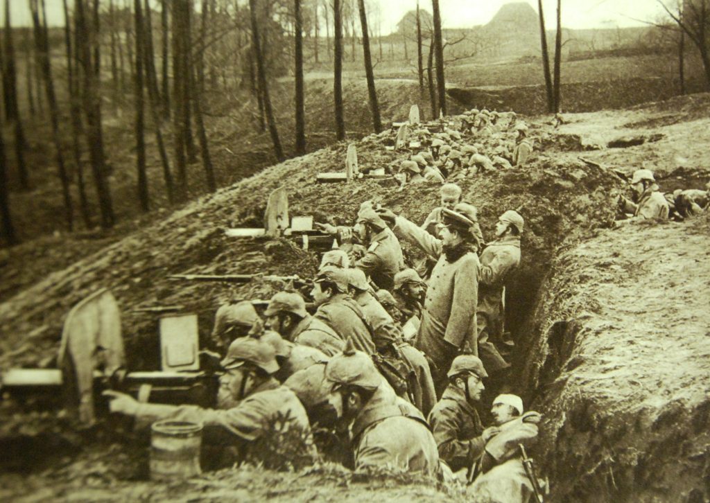 Soldados alemanes en la Primera Guerra Mundial