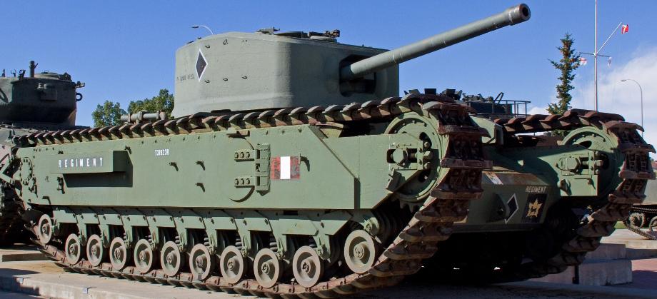Churchill Mk VII en exhibición 