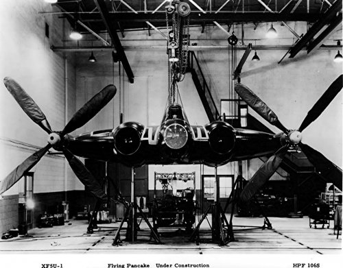 XF5U-1 en construcción.