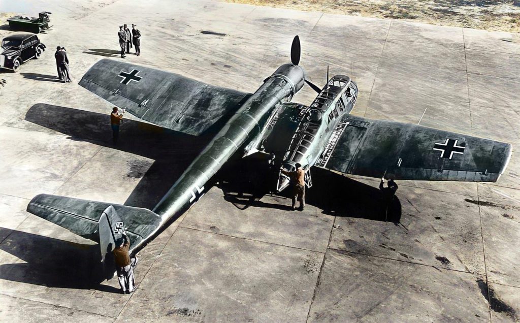 BV-141 postrado en tierra