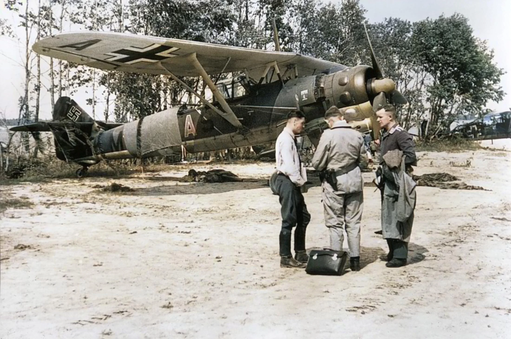 Hs 126 de reconocimiento en el Frente Oriental